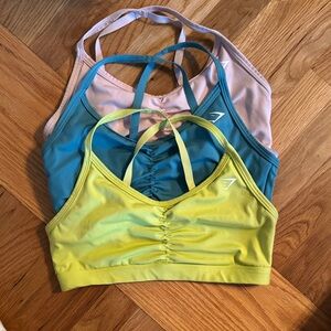 Gymshark Ruched Sports Bras